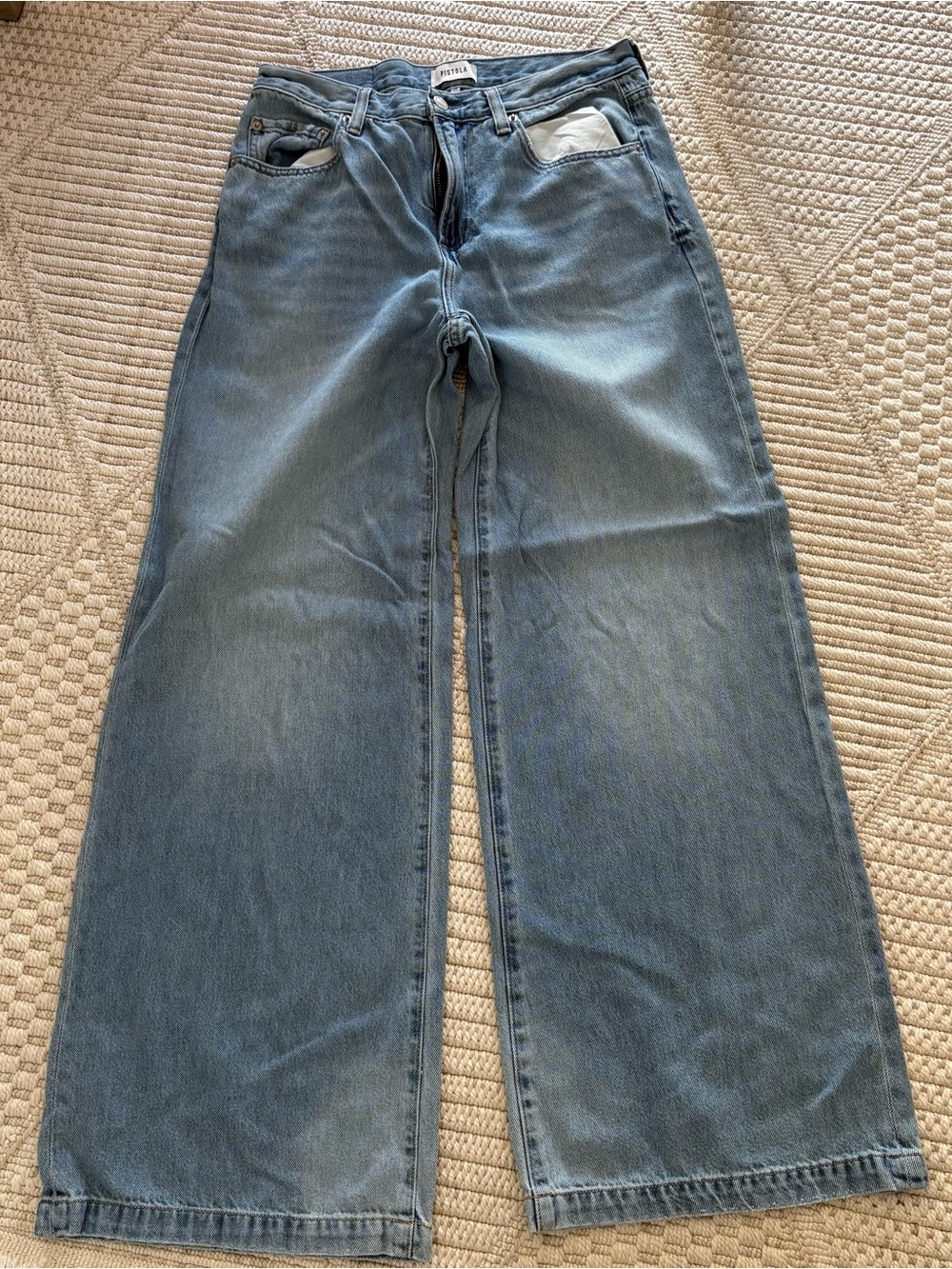 Pistola Women Light Blue Wideleg Jeans